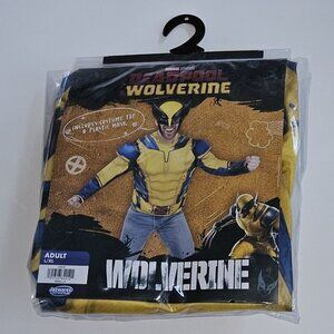NEW Deadpool Wolverine Halloween Costume Cosplay Adult Men's Large/XL Shirt Mask